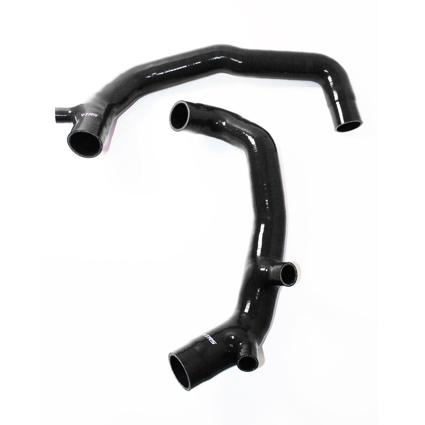 TRS OEM Location High Flow Silicone Inlet Intake Kit for BMW 135i/335i/535i/1M/Z4 07-10 (no Metal Part) (Black)
