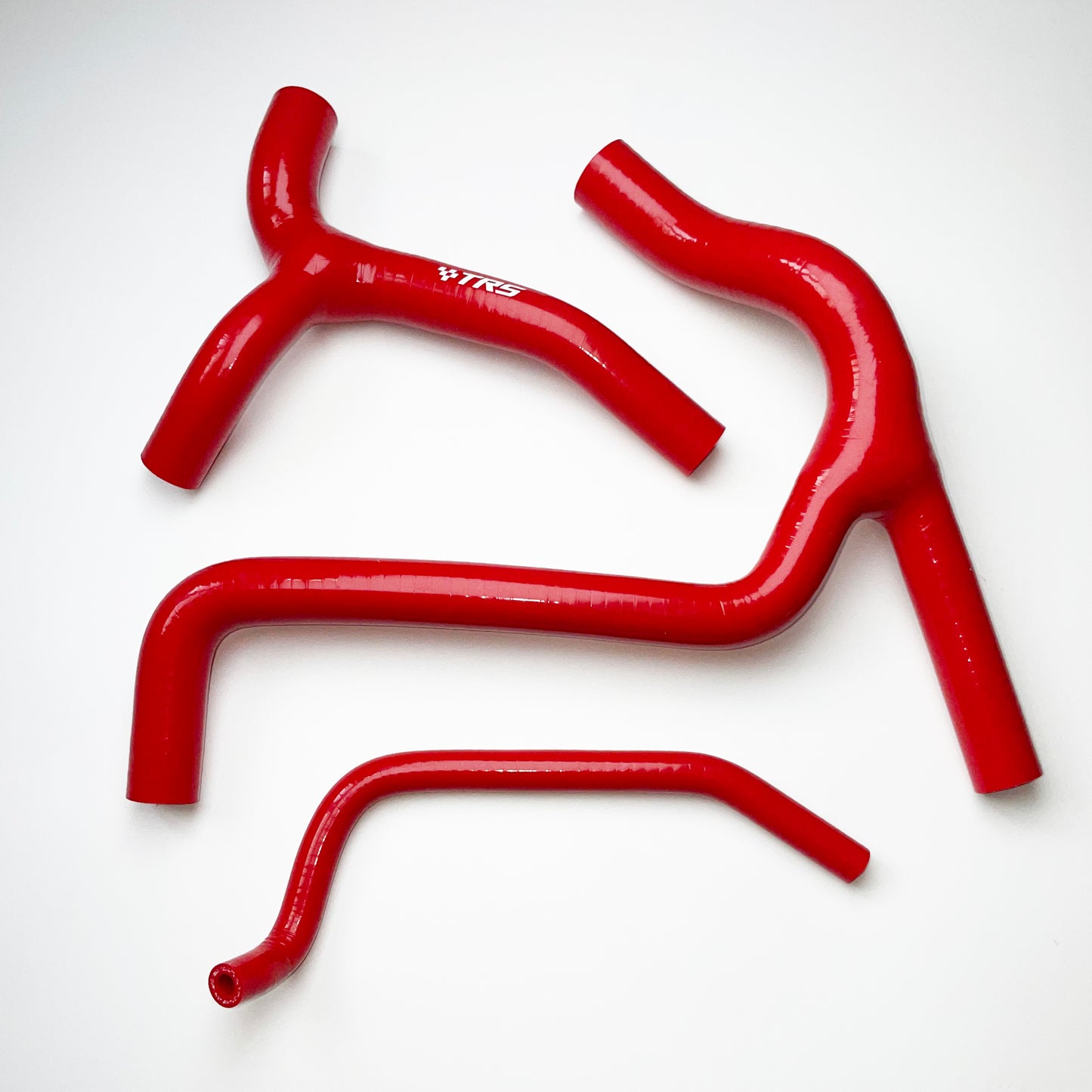 TRS Silicone Radiator Hose Kit for Kawasaki KXF450 KX450F 2009 2010 2011 (Red)