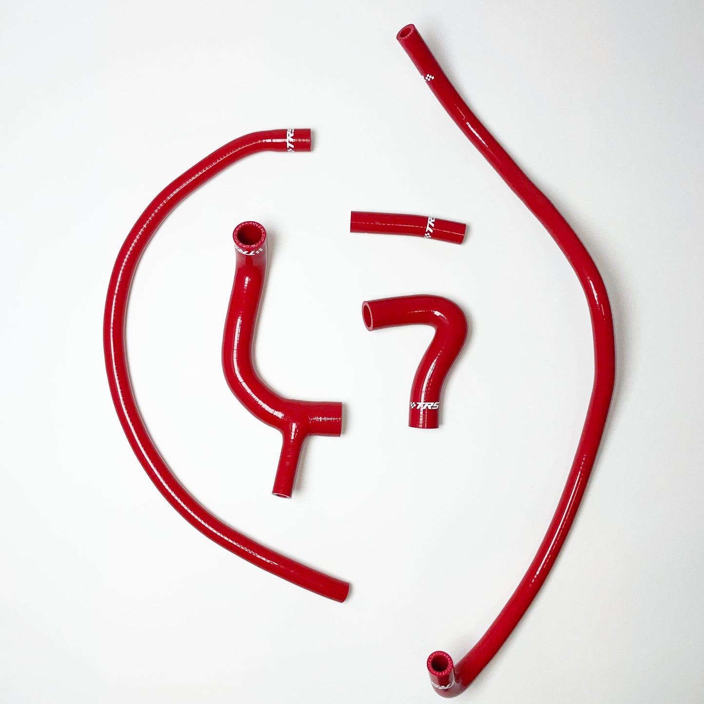 TRS Silicone Radiator Heater Hose kit for Austin Rover Mini Cooper S 1275 GT 60-90 (Red)