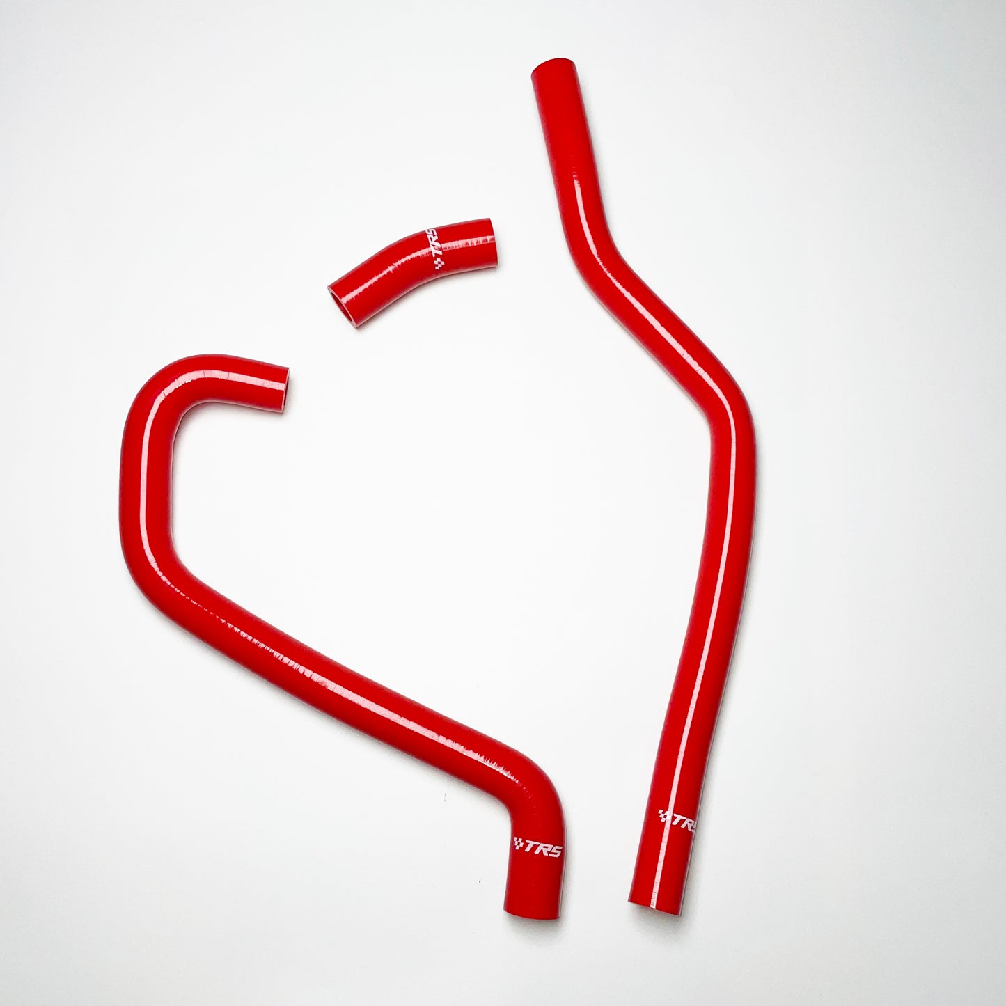 TRS Dirt Bike Radiator Silicone Hose Kit for Yamaha YFM700R Raptor 2006-2021 (Red)