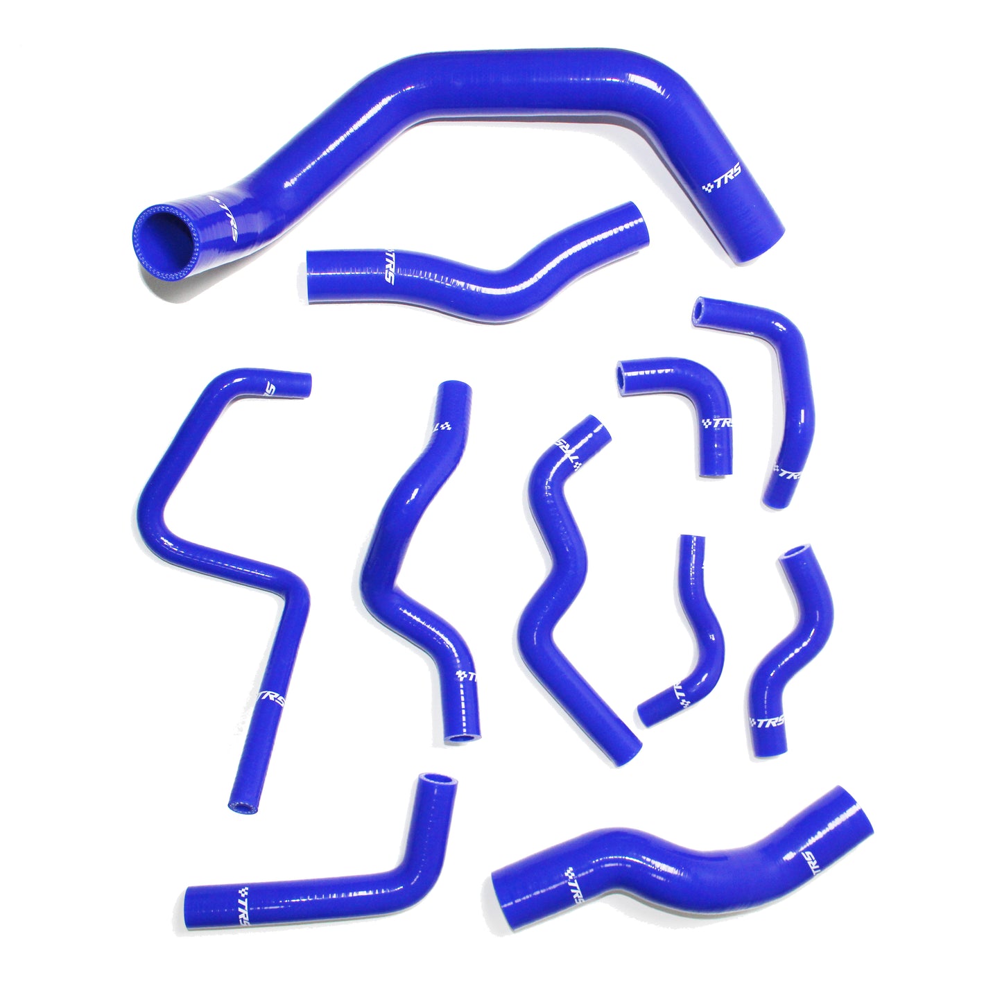 TRS Silicone Radiator Heater Hose Kit Fit for Nissan Silvia 200SX 240SX S13 S14 S15 SR20DET (Blue)