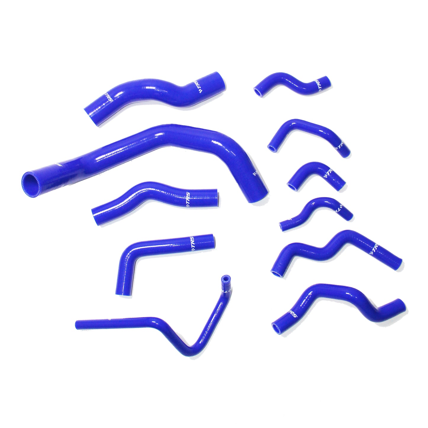 TRS Silicone Radiator Heater Hose Kit Fit for Nissan Silvia 200SX 240SX S13 S14 S15 SR20DET (Blue)