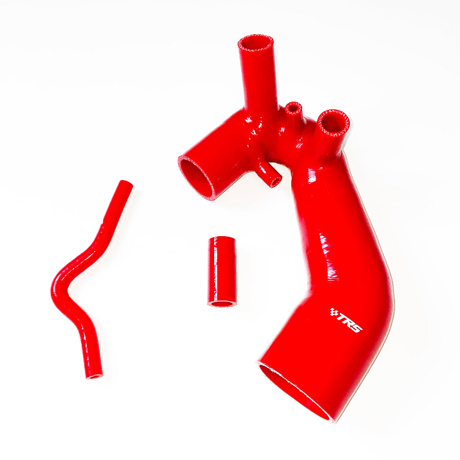 TRS Silicone Induction Air Intake Hose Pipe For Audi A4 VW Passat B5 B5.5 1.8T 1994-2005 (Red)