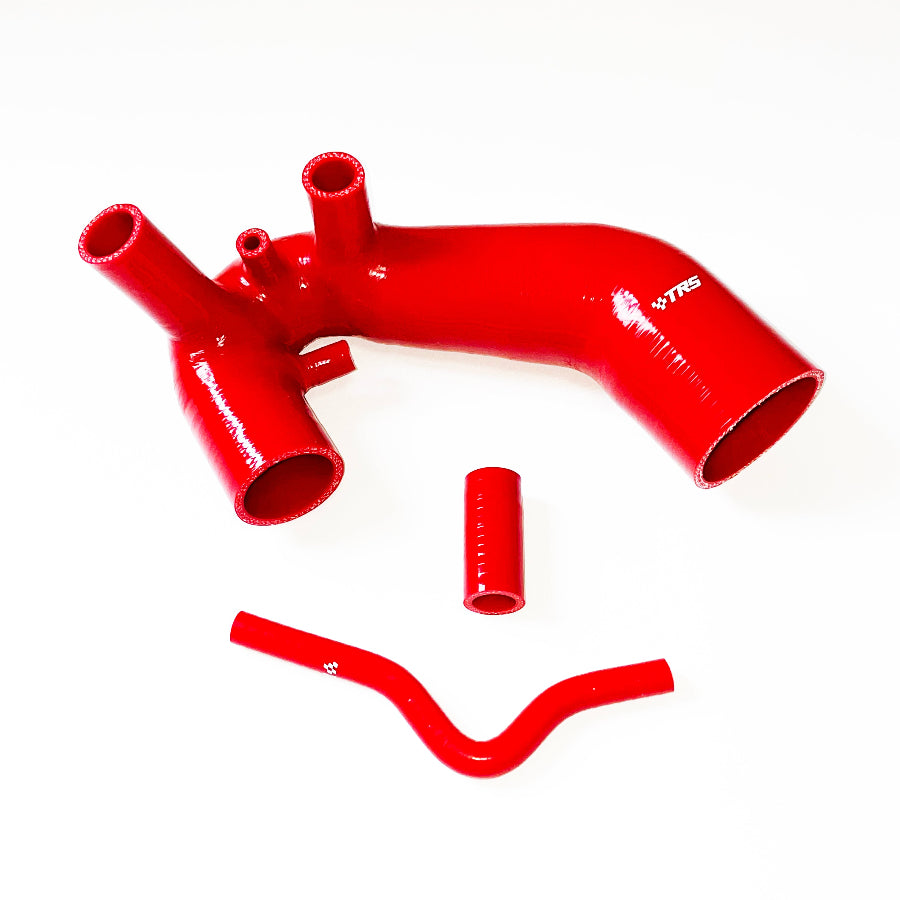 TRS Silicone Induction Air Intake Hose Pipe For Audi A4 VW Passat B5 B5.5 1.8T 1994-2005 (Red)