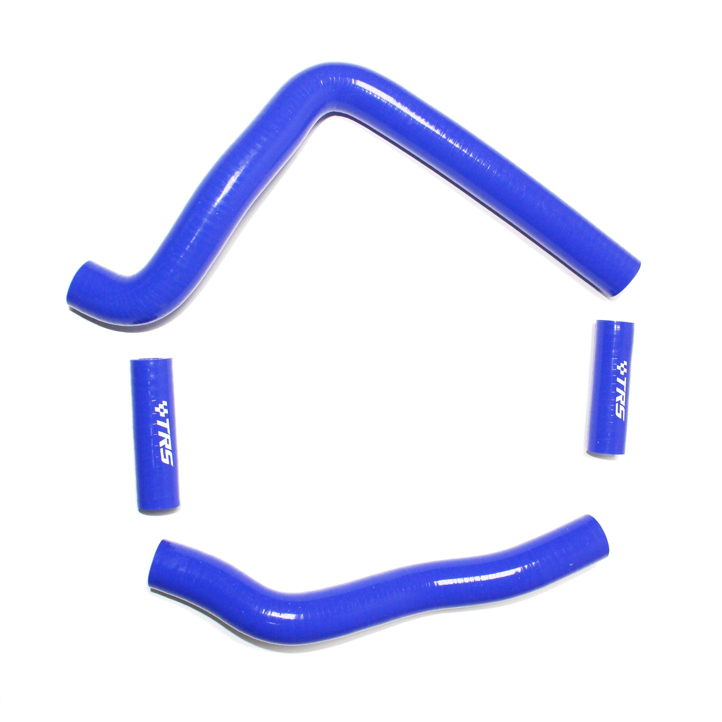 TRS Motorcycle Silicone Radiator Hose for Kawasaki KX250 2 Stroke 04-07 (Blue)