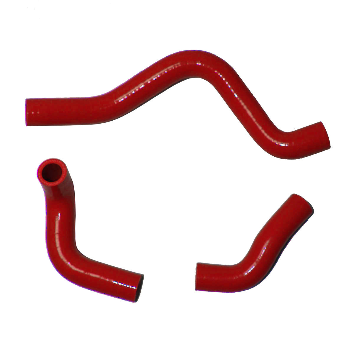 TRS Silikon-Kühlmittelschlauch-Kit für Kawasaki KX 85 100 KX85 KX100 2014-2023 (rot)