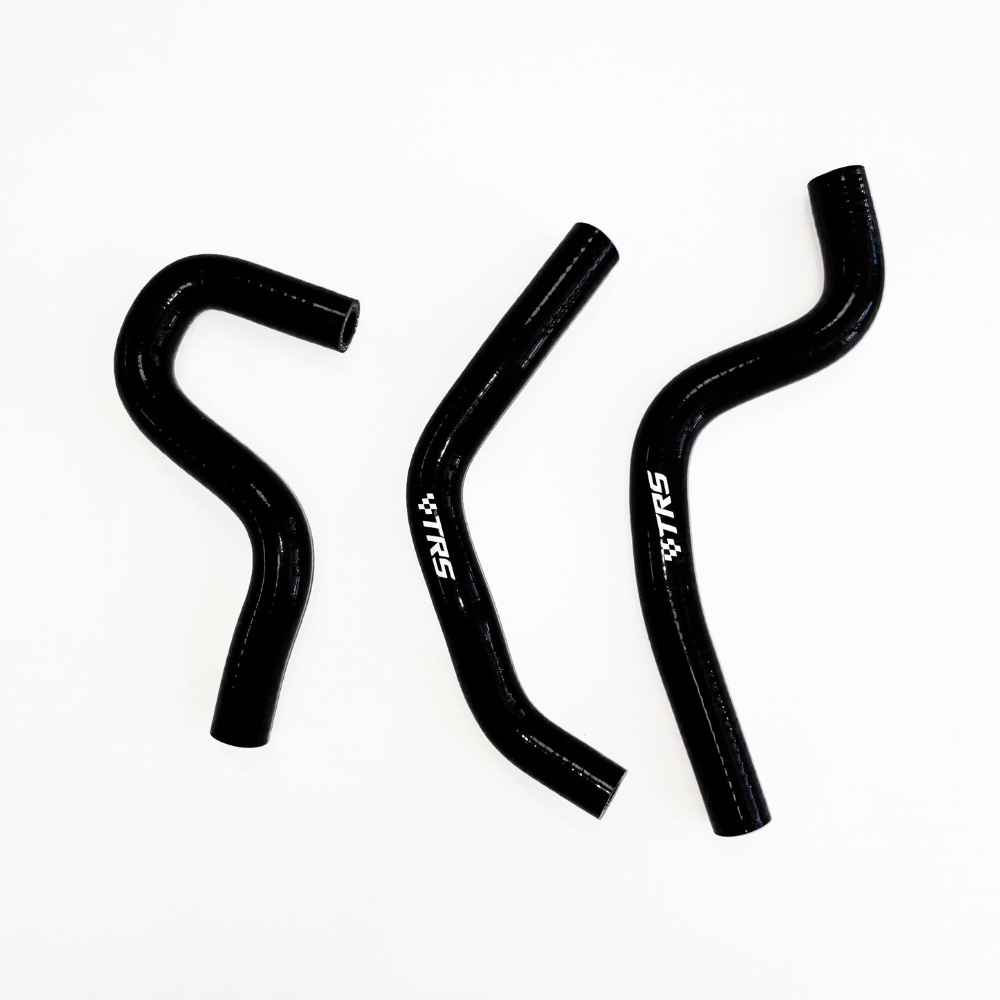 TRS Silicone Radiator Hose for Honda CR80R 1998-2002 CR85R 2003-2007 (Black)