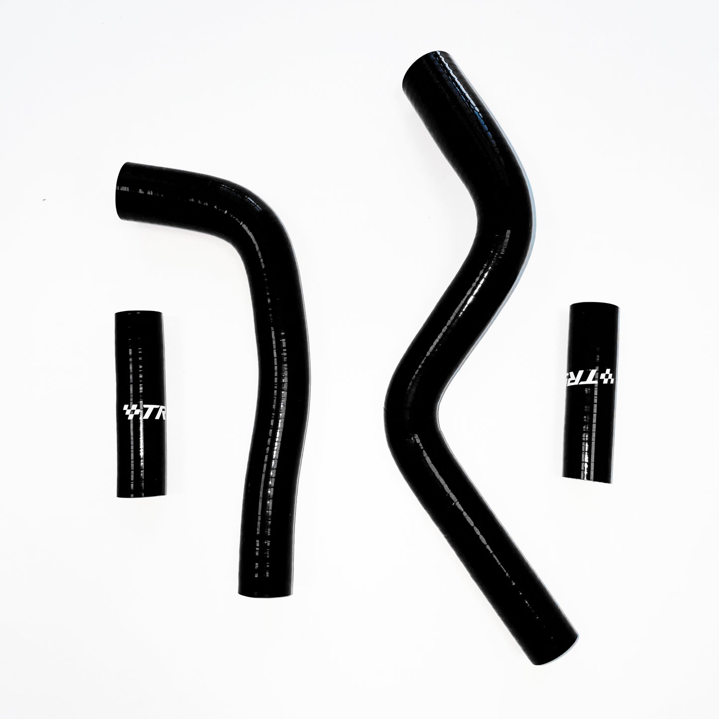 TRS Silicone Radiator Hose KIT for Yamaha YZ125 2002-2022 (Black)