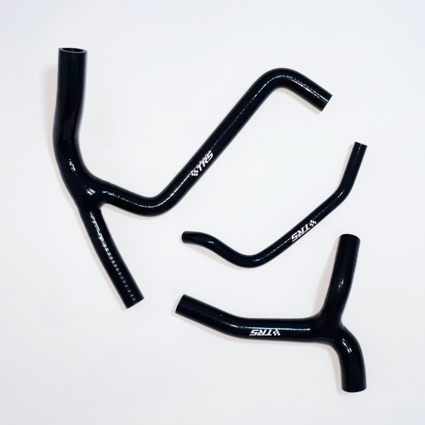 TRS Silicone Radiator Hose Kit for Kawasaki KXF450 KX450F 2009 2010 2011 (Black)