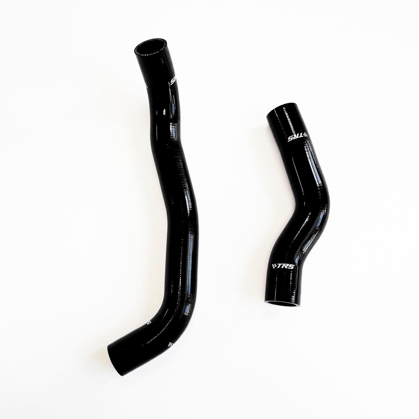 Manguera de refrigerante de silicona TRS para radiador compatible con Mazda RX7 FC 13B S4 S5 86-91 (negra)