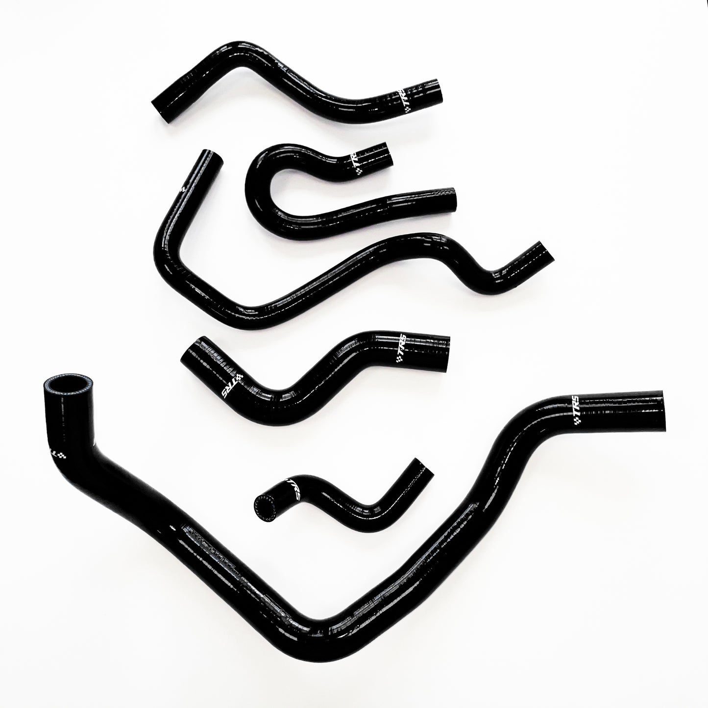 TRS Silicone Radiator Hose Pipe Kit Fit Honda Civic D-Series D15 D16 EG EK 92-00 28mm (Black)