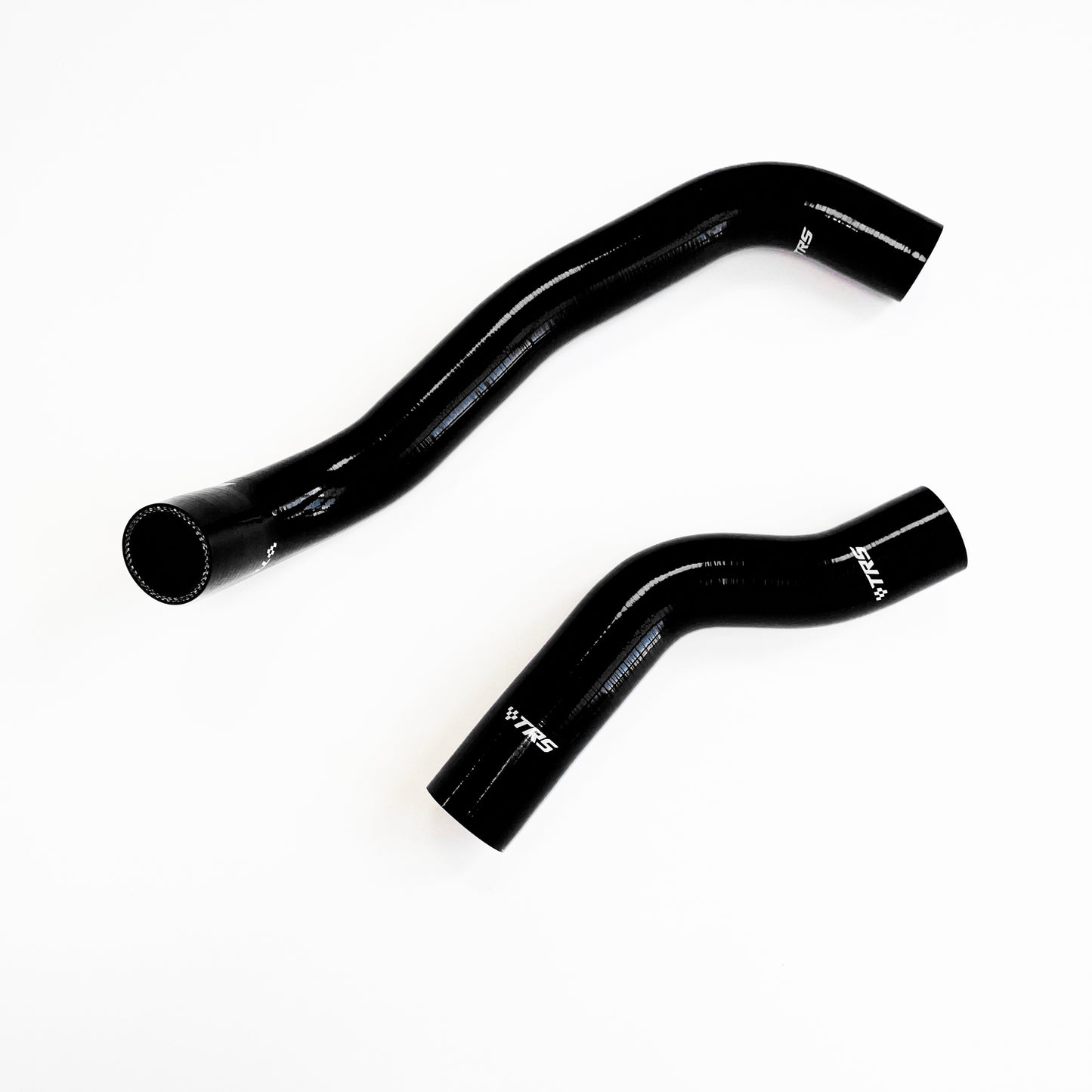 Manguera de refrigerante de silicona TRS para radiador compatible con Mazda RX7 FC 13B S4 S5 86-91 (negra)