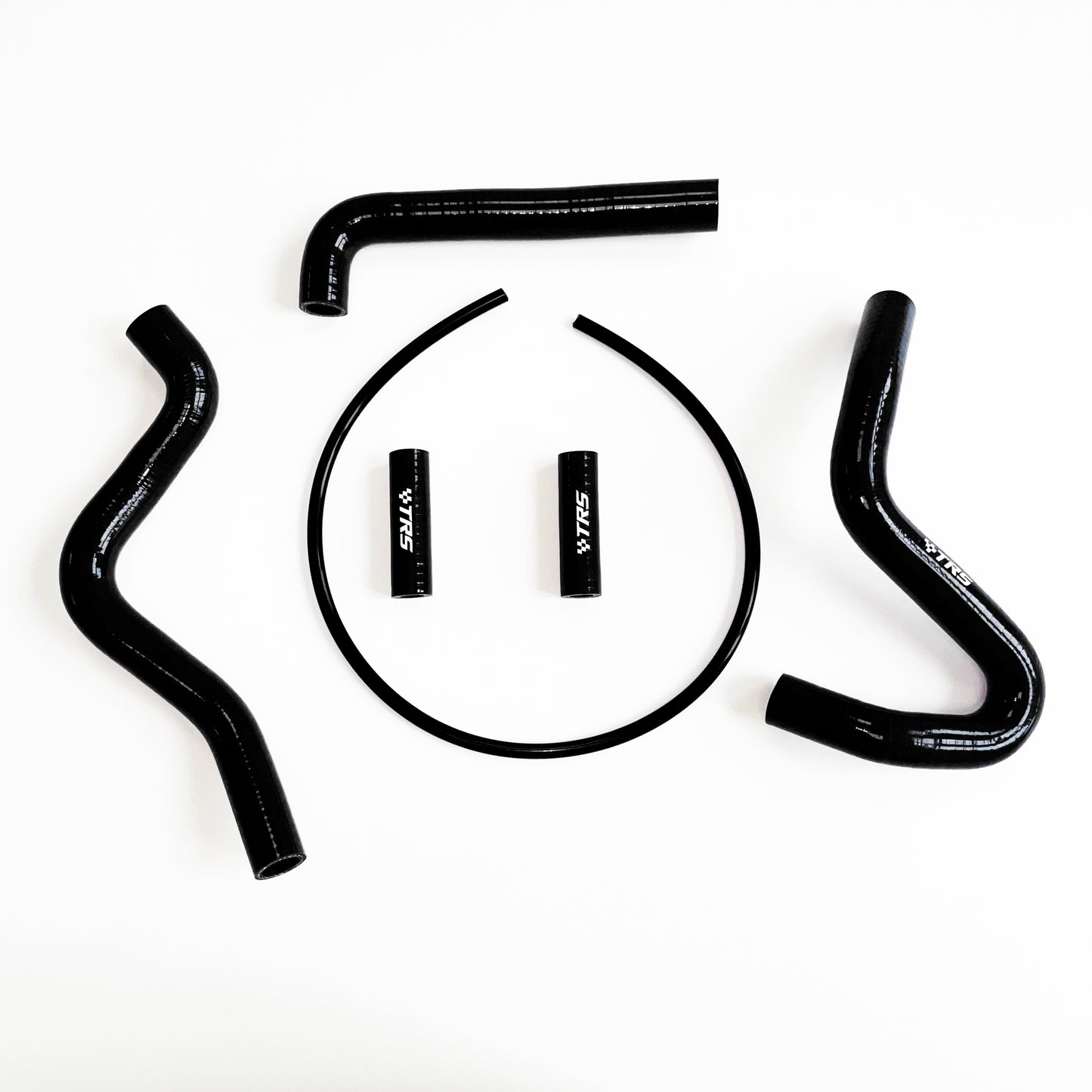 TRS Radiator Hose Kit for Dirt Bike Kawasaki KX250 94-02 (Black)