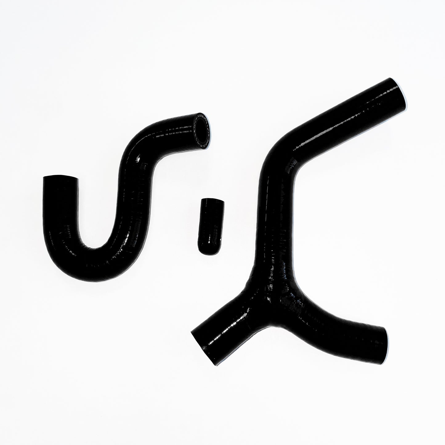 TRS Radiator Hose Kit Compatible with KTM 400 450 530 Exc XXW No-Thermo 08-11 (Black)