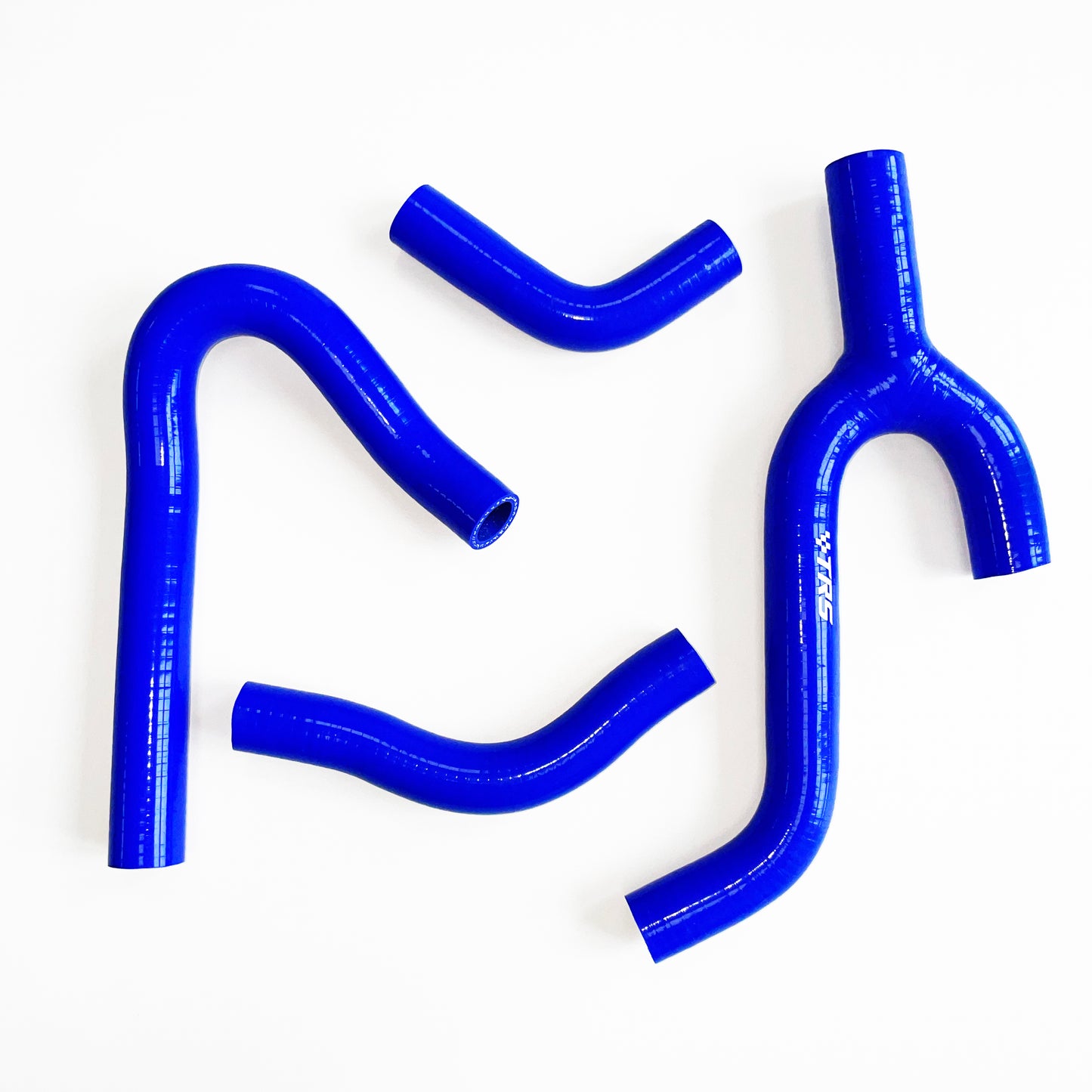 TRS Silicone Radiator Hose Kit Compatible with KTM 250 300 380 Ktm mxc 98-02 (Blue)