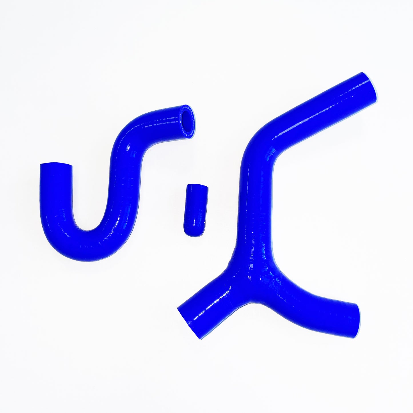 TRS Radiator Hose Kit Compatible with KTM 400 450 530 Exc XXW No-Thermo 08-11(Blue)