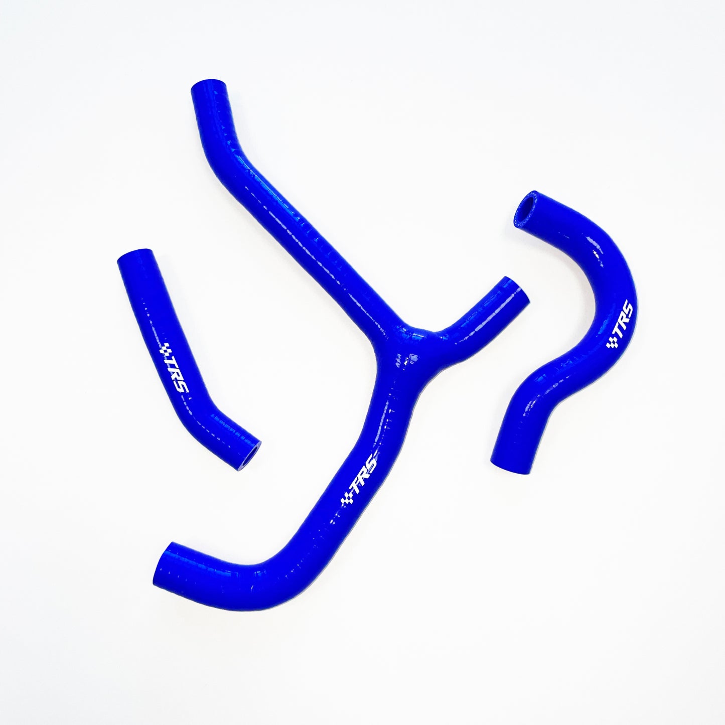 TRS Racing Silicone Radiator Coolant Y Hoses Kit Compatible With HONDA CRF250R CRF 250R 2014-2017 BLUE