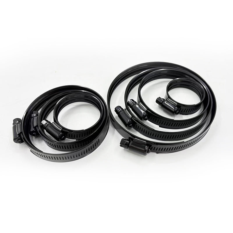 2Pcs Stainless Steel Dual-Bead Boost Clamps with Electrophoretic Coating and Inner Shield