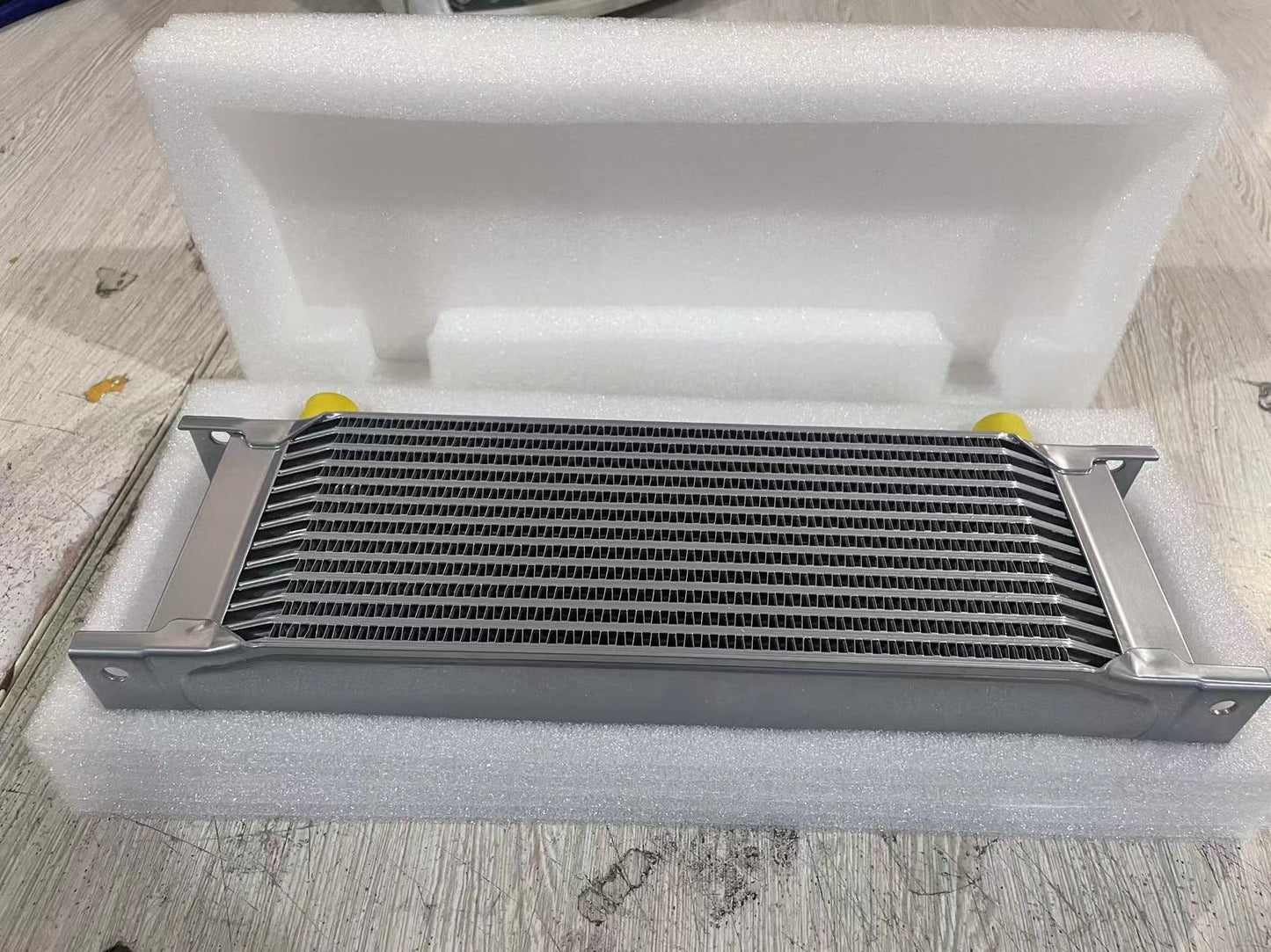 TRS Racing Universal 16 Rows Mocal Style Engine Oil Cooler - 248mm AN8 AN10 Inlet outlet