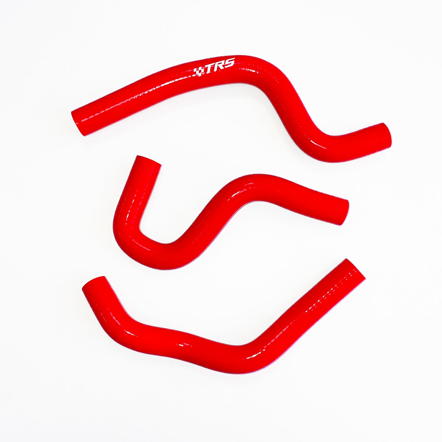 TRS Silicone Radiator Hose for Honda CR80R 1998-2002 CR85R 2003-2007 (Red)