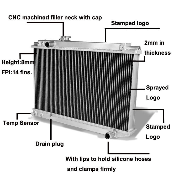Aluminum radiator – TRS silicone hose shop