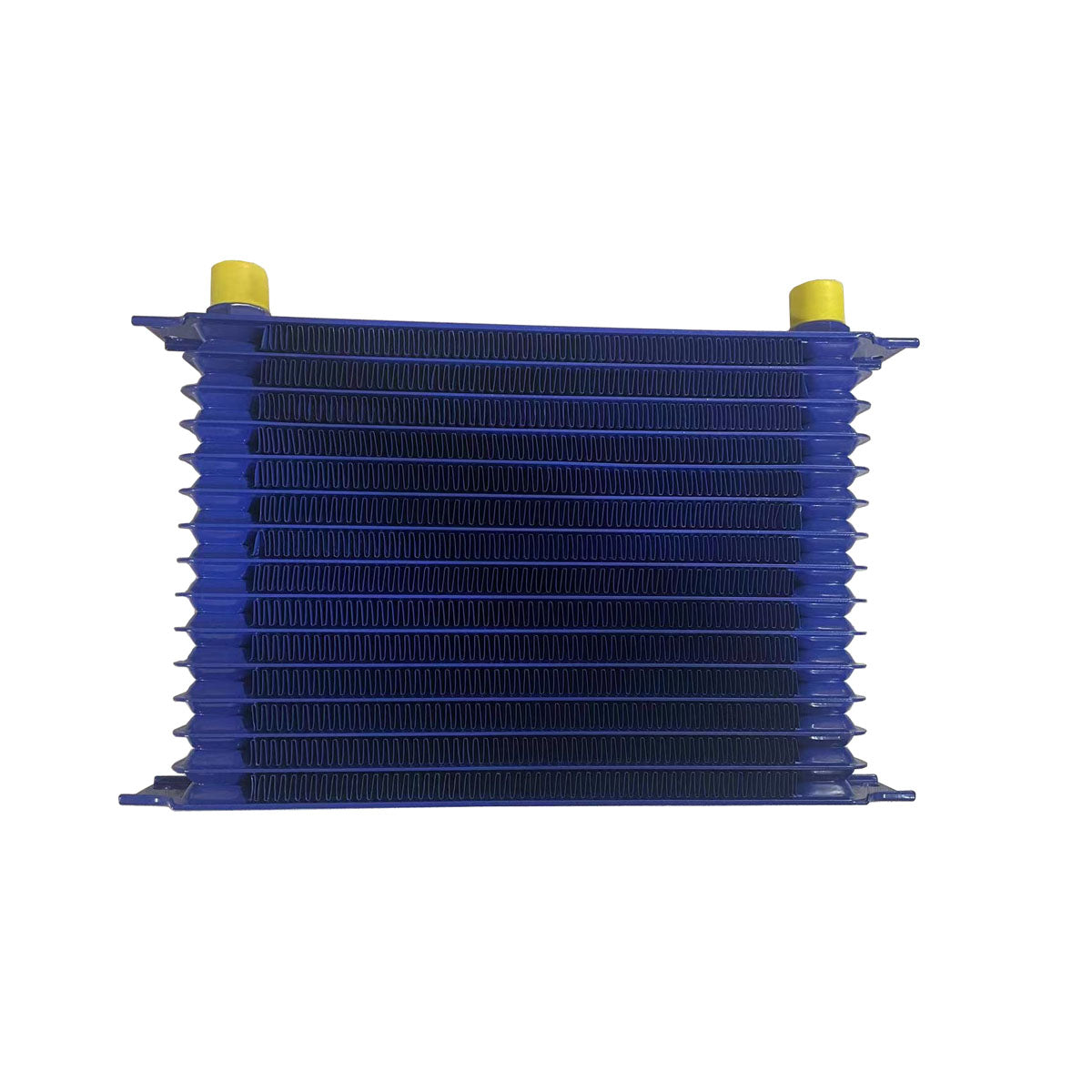 TRS Racing 15 Rows Aluminum Engine Oil Cooler Trust Type Blue Universal AN8 AN10