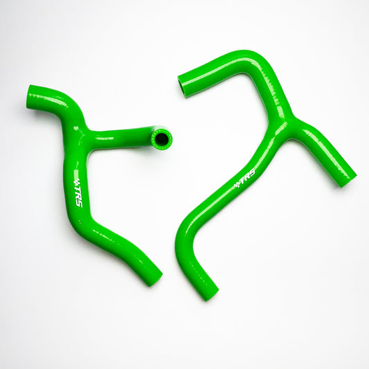 TRS Dirt Bike Silicone Hose Compatible with Honda CRF450R 2003-2004 (Green)