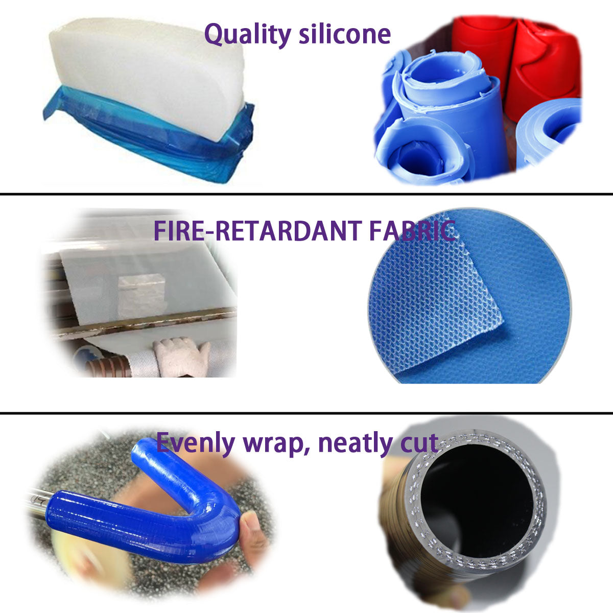 TRS Racing Motorcycle Silicone Radiator Hose for Kawasaki KX250 2 Stroke 04-07 (Orange)