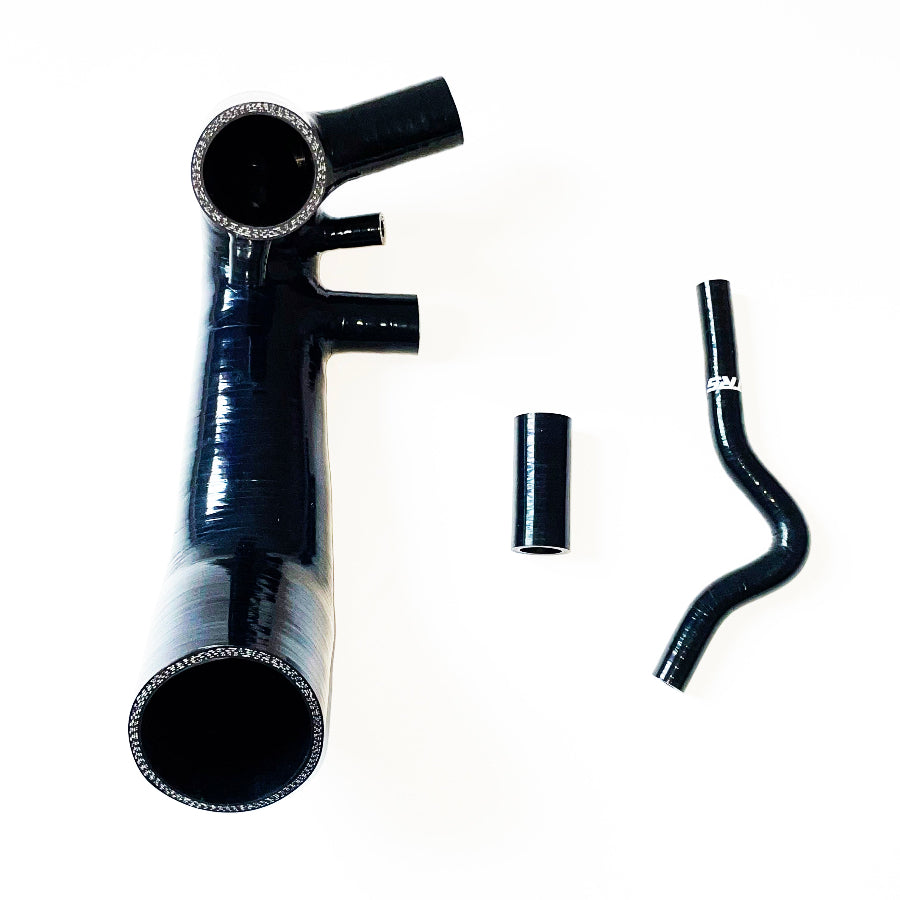TRS Silicone Induction Air Intake Hose Pipe For Audi A4 VW Passat B5 B5.5 1.8T 1994-2005 (Black)