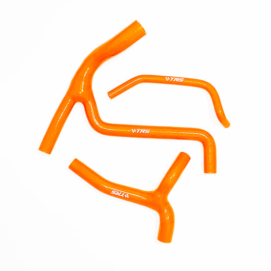 TRS Racing Silicone Radiator Hose Kit | Kawasaki KXF450 KX450F 2009–2011 | Orange | 2-Ply 3.5mm