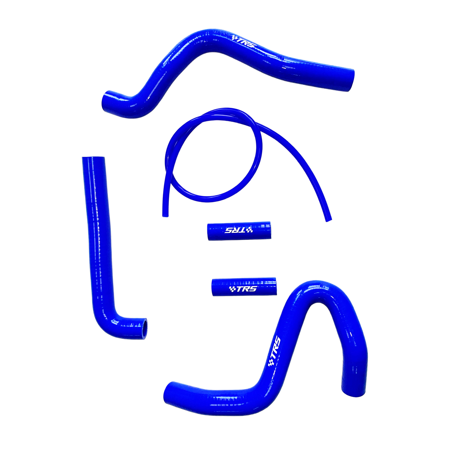 TRS Racing Silicone Radiator Hose Kit | Kawasaki KX250 1994–2002 | Blue | 2-Ply 3.5mm