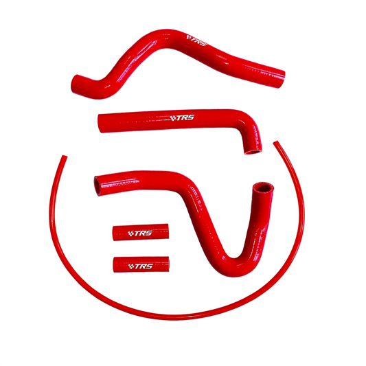 TRS Racing Silicone Radiator Hose Kit | Kawasaki KX250 1994–2002 | Red | 2-Ply 3.5mm