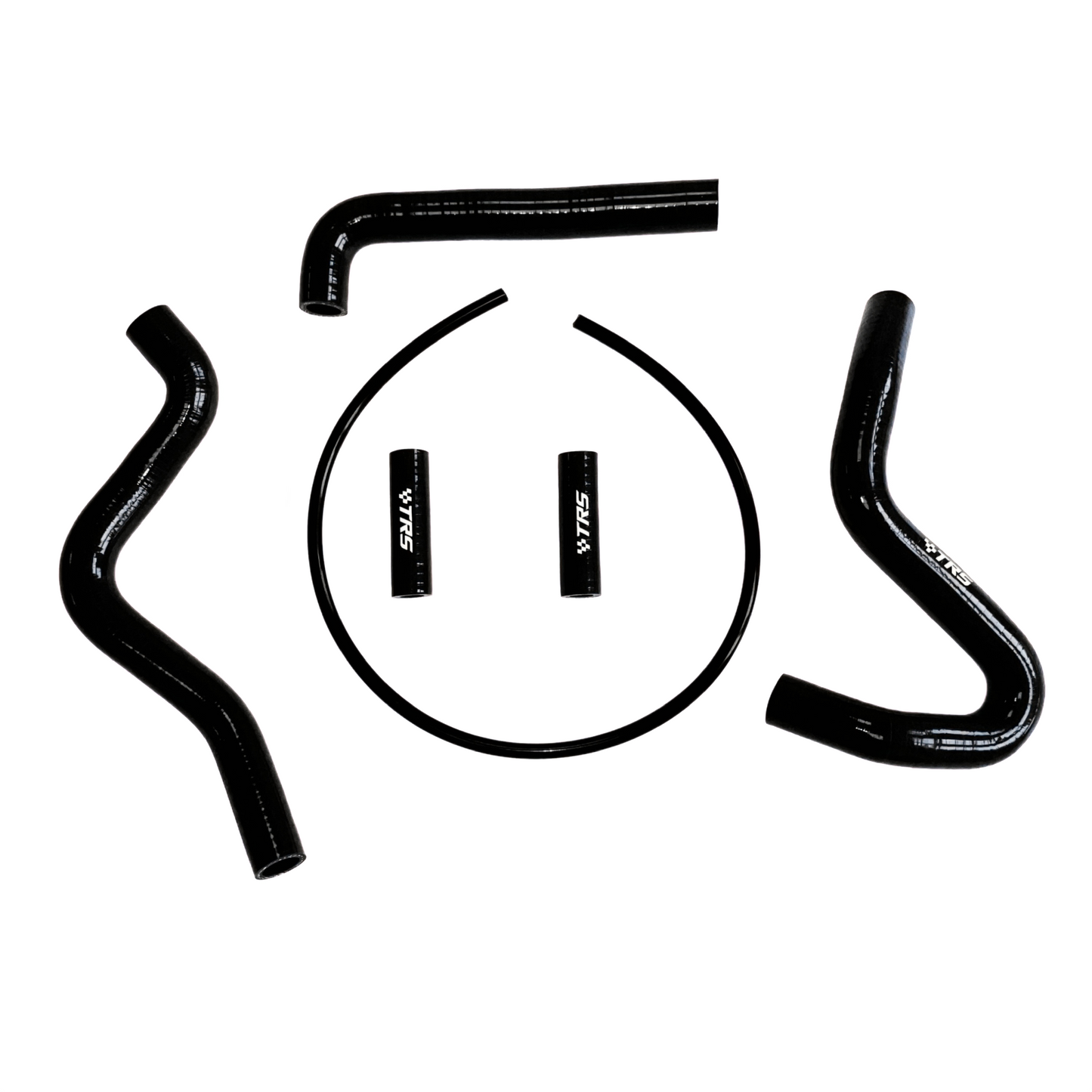 TRS Racing Silicone Radiator Hose Kit | Kawasaki KX250 1994–2002 | Black | 2-Ply 3.5mm