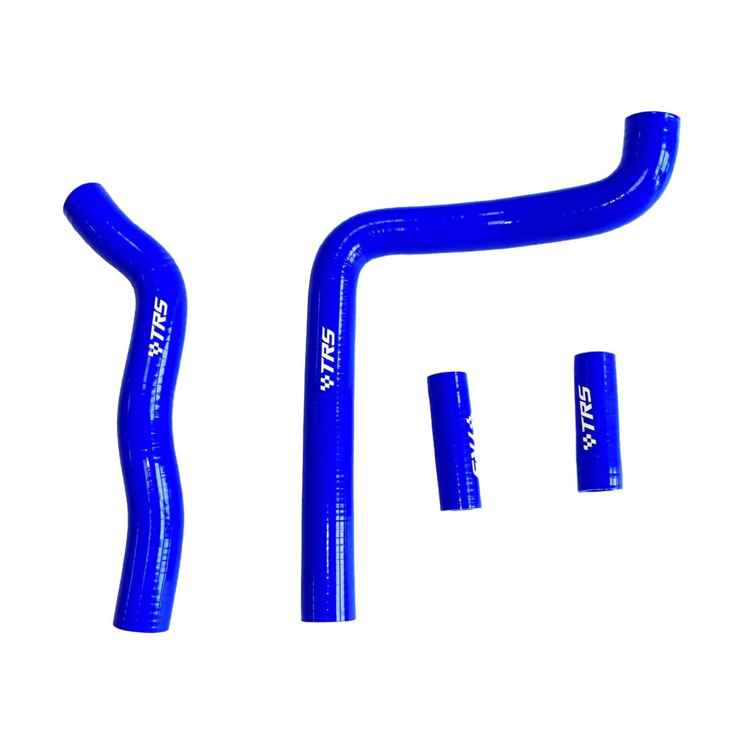 TRS Racing Silicone Radiator Hose Kit | Kawasaki KX250 2-Stroke 2004–2007 | Blue | 2-Ply 3.5mm