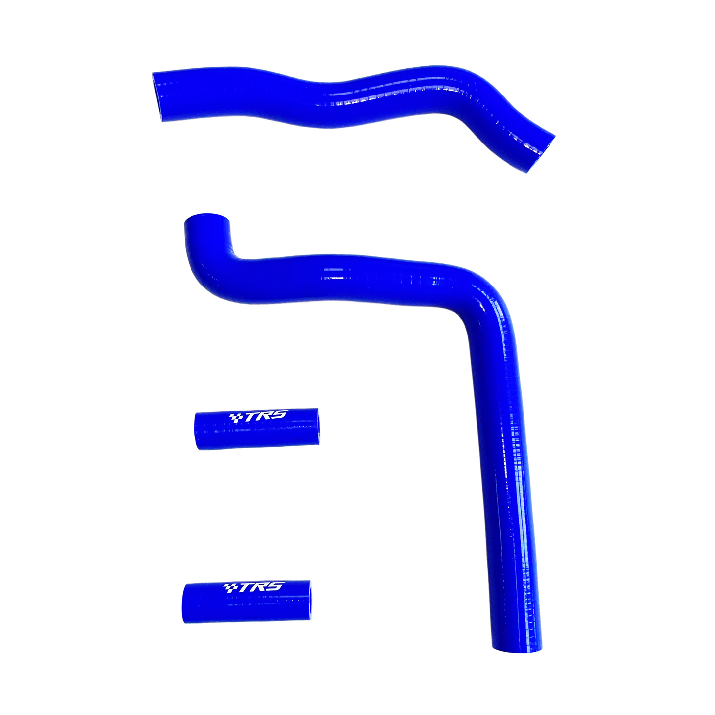 TRS Racing Silicone Radiator Hose Kit | Kawasaki KX250 2-Stroke 2004–2007 | Blue | 2-Ply 3.5mm