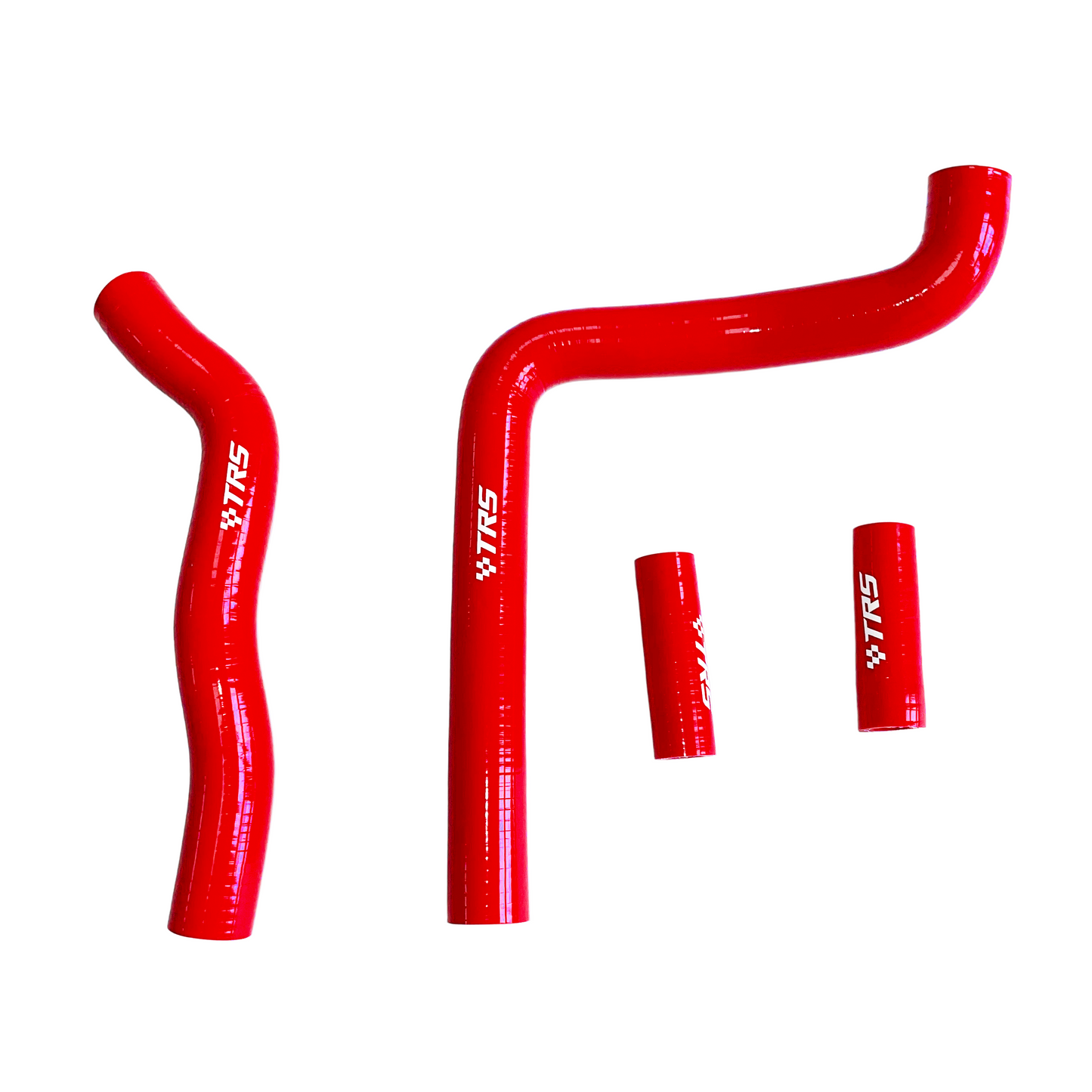 TRS Racing Silicone Radiator Hose Kit | Kawasaki KX250 2-Stroke 2004–2007 | Red | 2-Ply 3.5mm