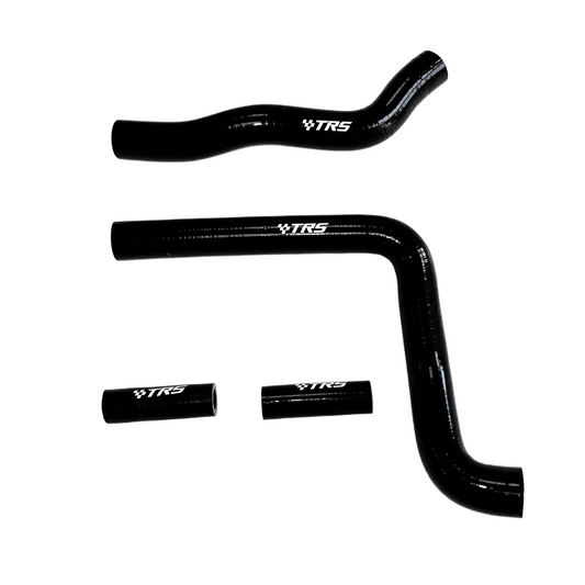 TRS Racing Silicone Radiator Hose Kit | Kawasaki KX250 2-Stroke 2004–2007 | Black | 2-Ply 3.5mm