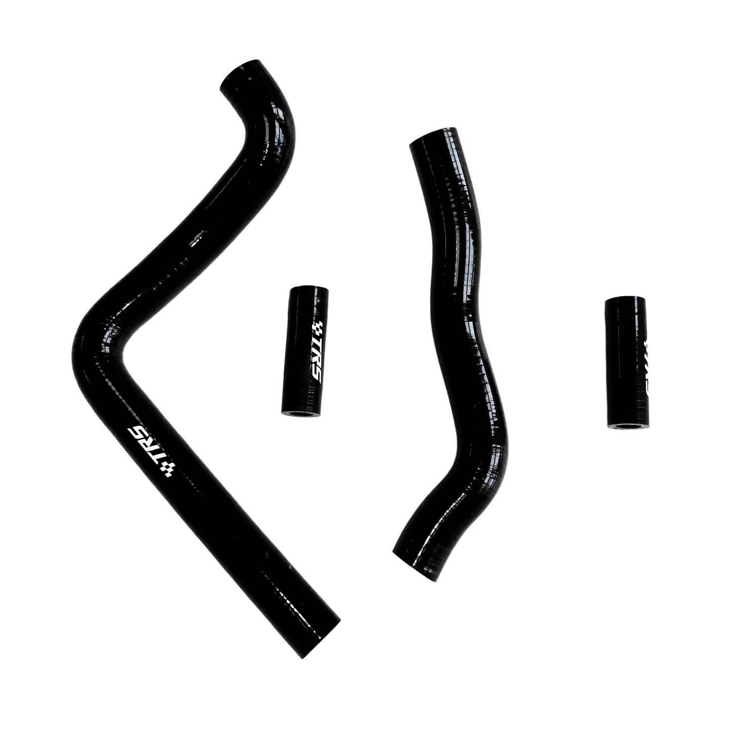 TRS Racing Silicone Radiator Hose Kit | Kawasaki KX250 2-Stroke 2004–2007 | Black | 2-Ply 3.5mm