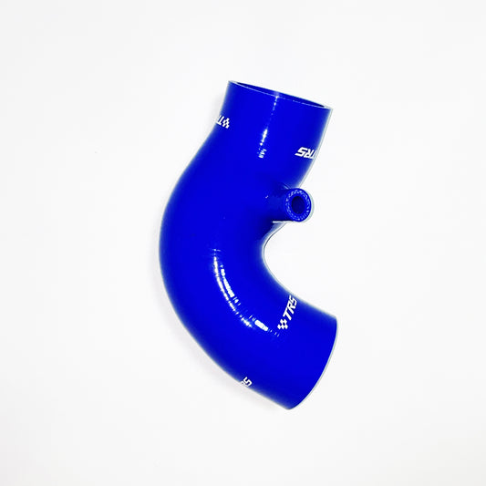 TRS Silicone Air Filter Upper Intake Duct Hose Compatible With Mini Cooper S R52 R53 02-08 (Blue)