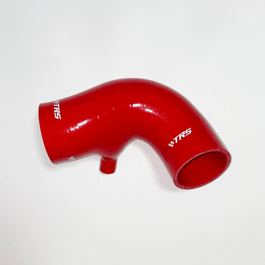TRS Silicone Air Filter Upper Intake Duct Hose Compatible With Mini Cooper S R52 R53 02-08 (Red)