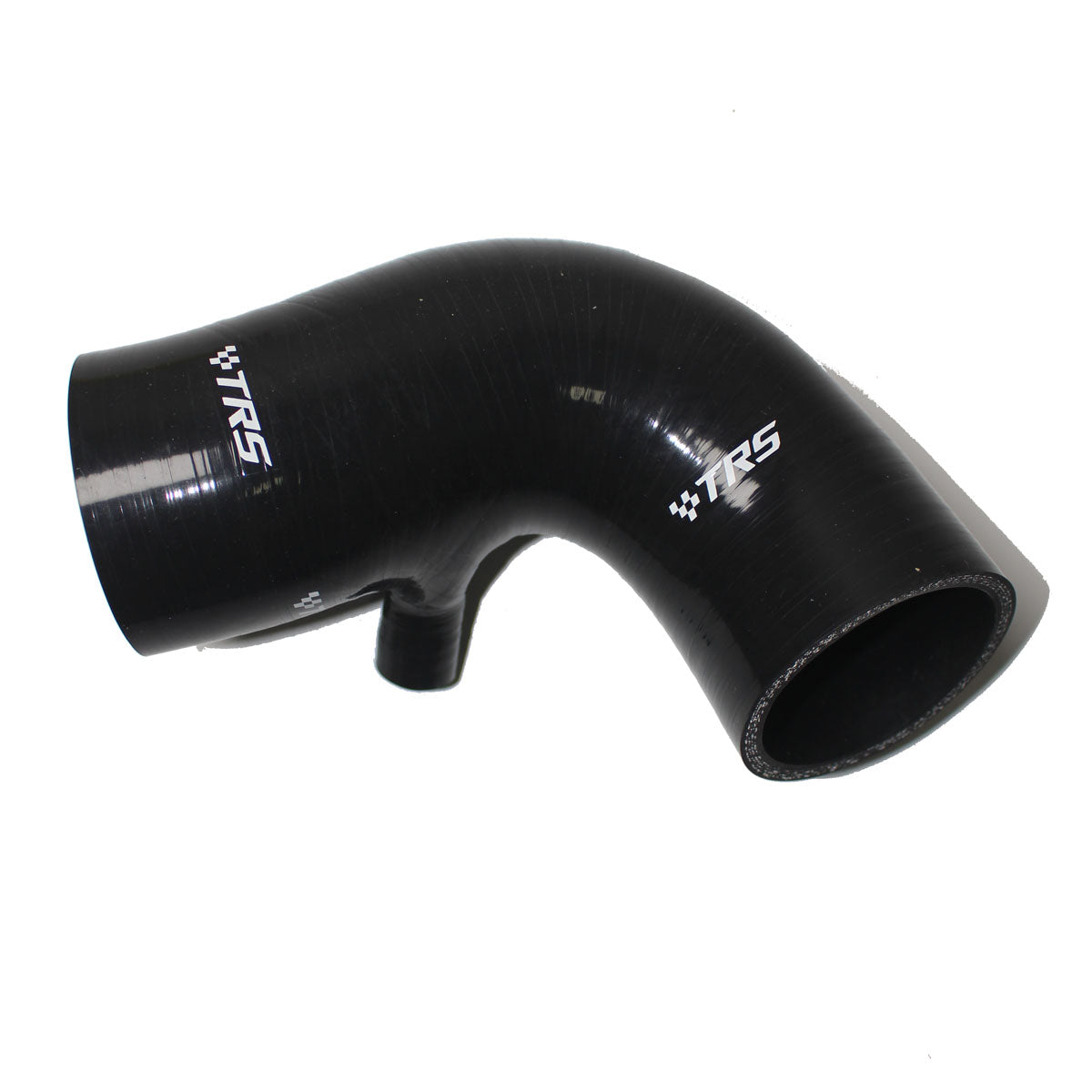 TRS Silicone Air Filter Upper Intake Duct Hose Compatible With Mini Cooper S R52 R53 02-08 (Black)