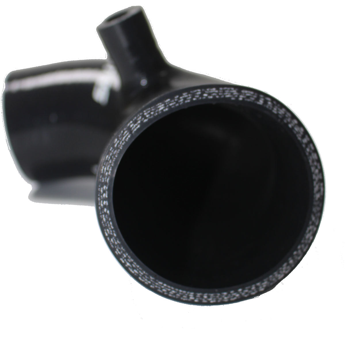 TRS Silicone Air Filter Upper Intake Duct Hose Compatible With Mini Cooper S R52 R53 02-08 (Black)