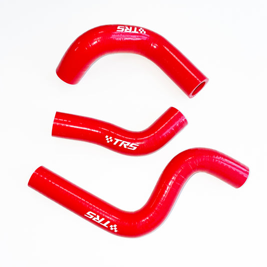 TRS Silicone Coolant Radiator Hose Kit for Kawasaki KX85 KX100 2014-2023 (Red)