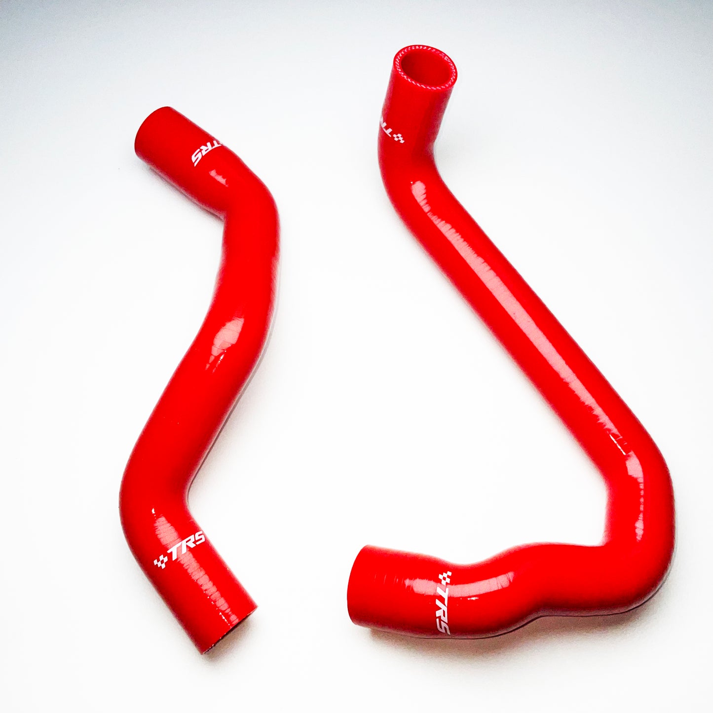 TRS Silicone Radiator Hose Kit Compatible with Ford Fiesta Mk7 ST180 ST200 2013-2017 (RED)