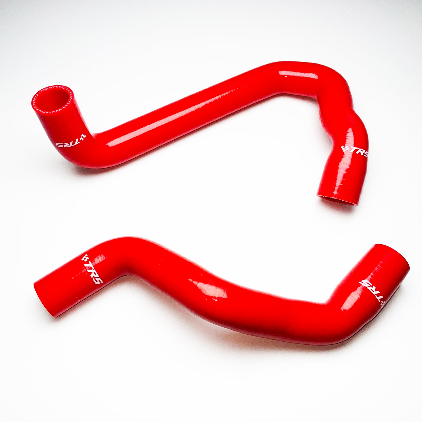 TRS Silicone Radiator Hose Kit Compatible with Ford Fiesta Mk7 ST180 ST200 2013-2017 (RED)
