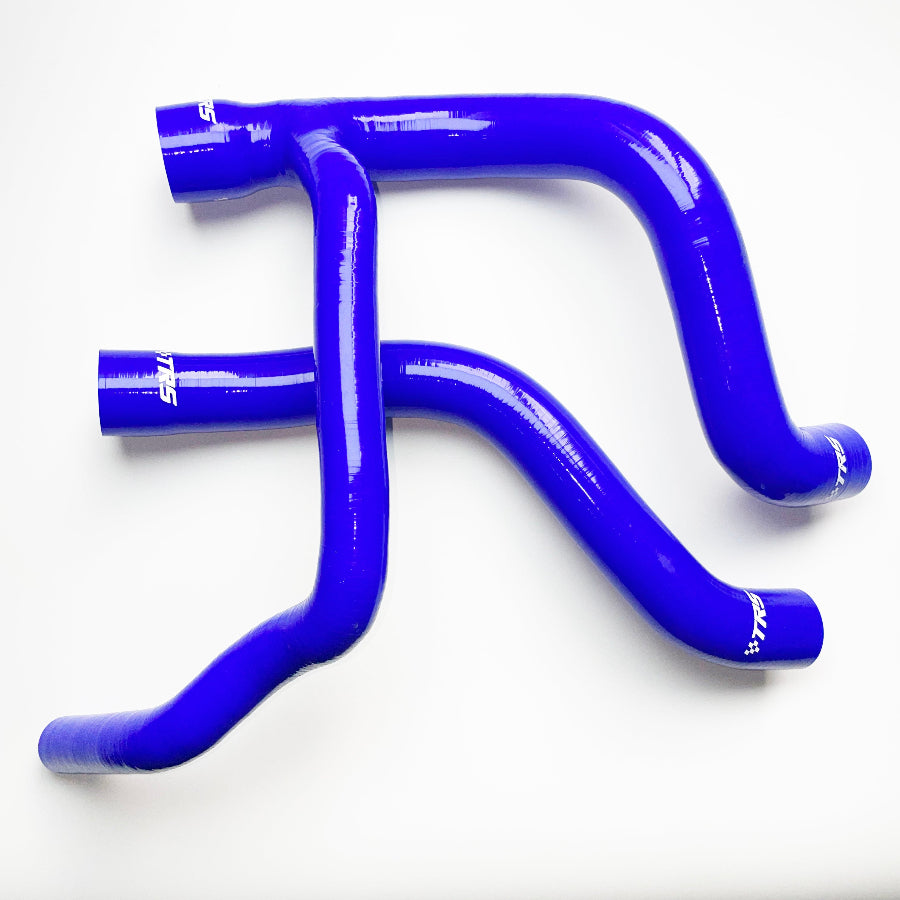 TRS Silicone Coolant Hose Set Compatible with Alfa Romeo GTV Spider V6 3.0 & 3.2 24v Engines (Blue)