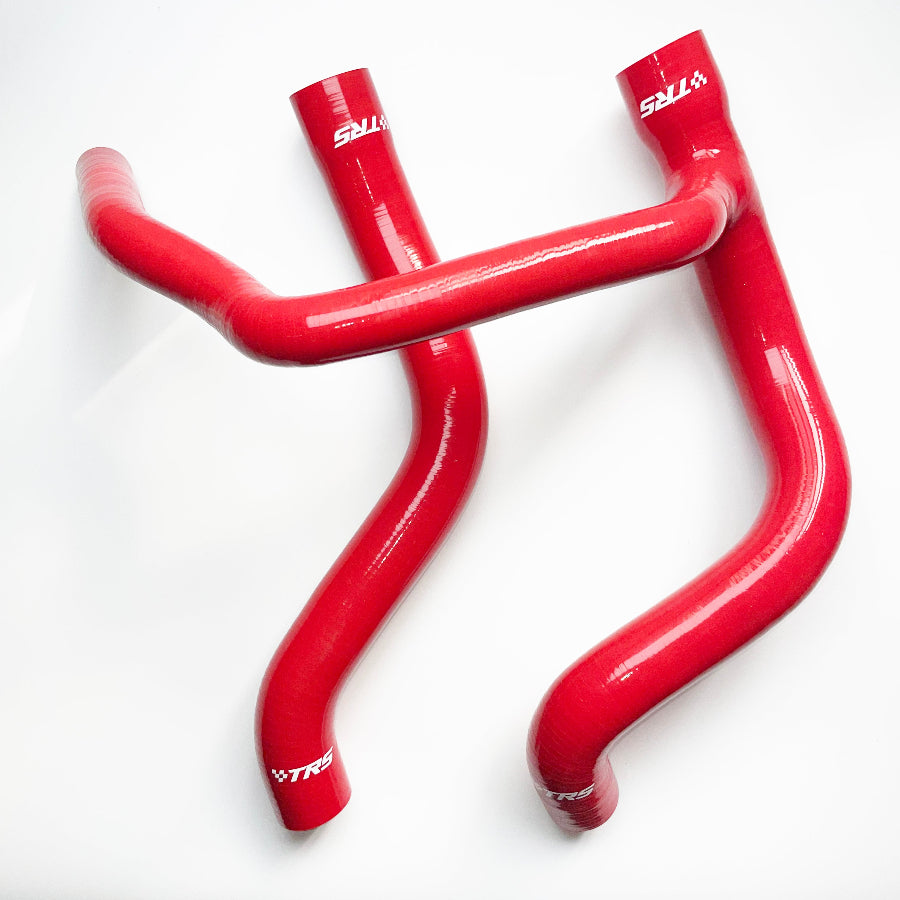 TRS Silicone Coolant Hose Set Compatible with Alfa Romeo GTV Spider V6 3.0 & 3.2 24v Engines (Red)