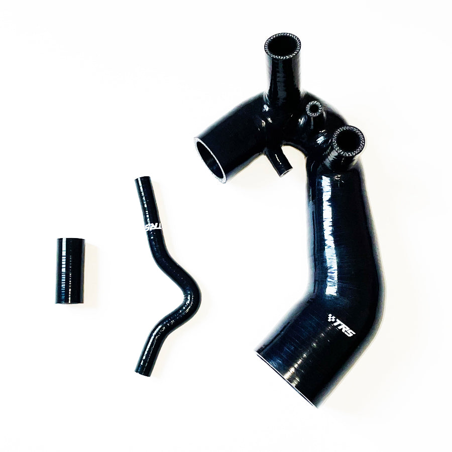 TRS Silicone Induction Air Intake Hose Pipe For Audi A4 VW Passat B5 B5.5 1.8T 1994-2005 (Black)