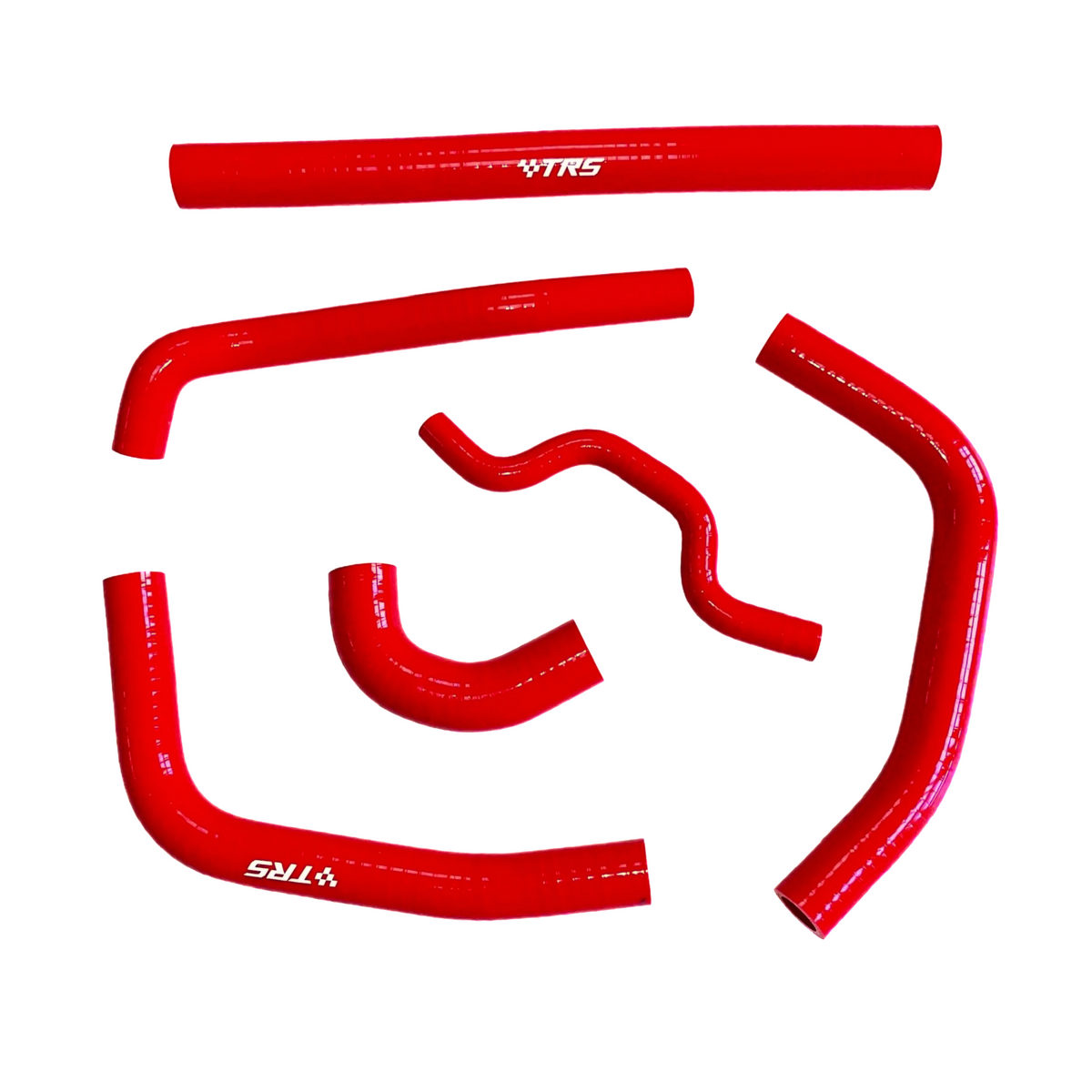 TRS Racing Silicone Radiator Hose Kit | Kawasaki KX250F KXF250 2009–2016 | Red | 2-Ply 3.5mm