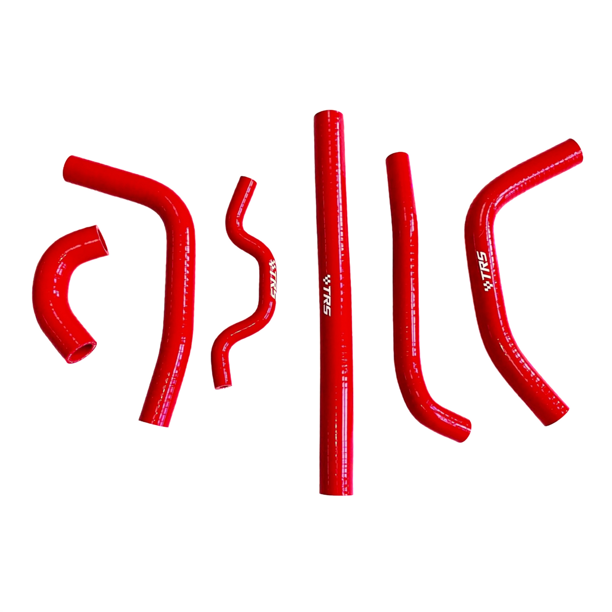 TRS Racing Silicone Radiator Hose Kit | Kawasaki KX250F KXF250 2009–2016 | Red | 2-Ply 3.5mm